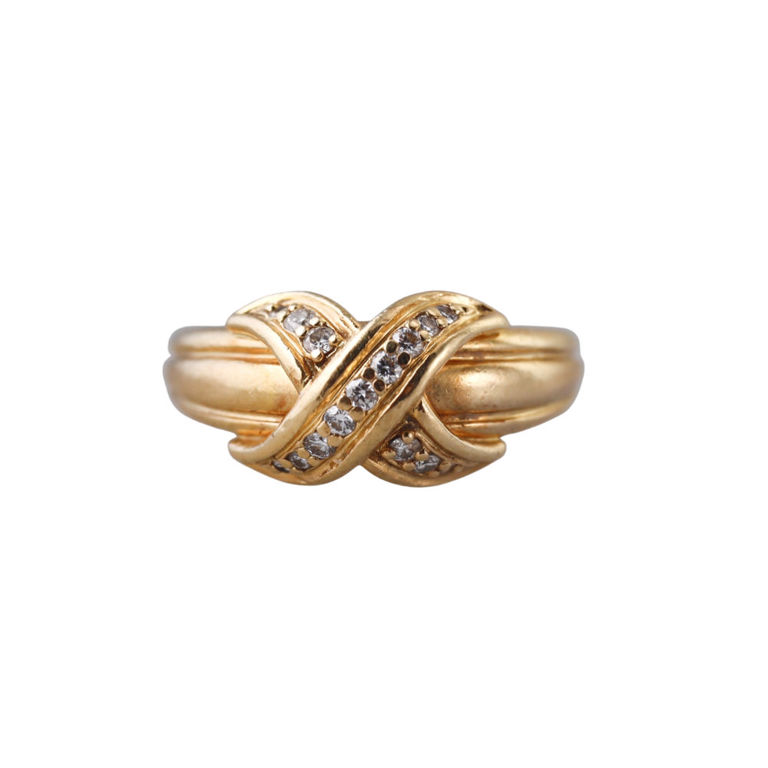 18k Yellow Gold Diamond Ring
