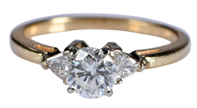 14k Gold Diamond Ring