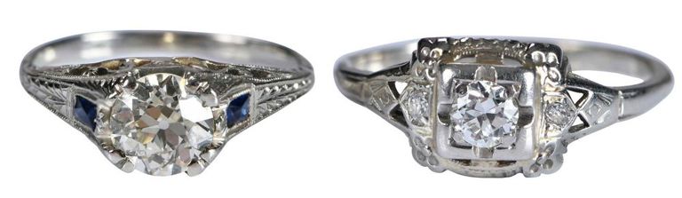 Gold Diamond Rings