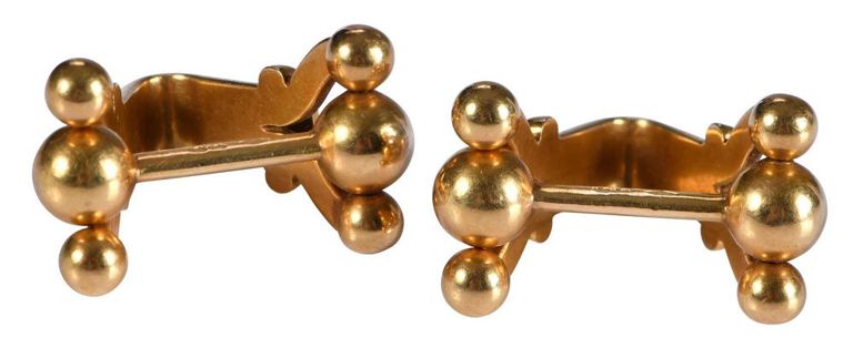 18k Yellow Gold Cufflinks