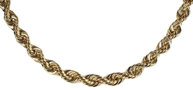 14k Yellow Gold Chain Necklace