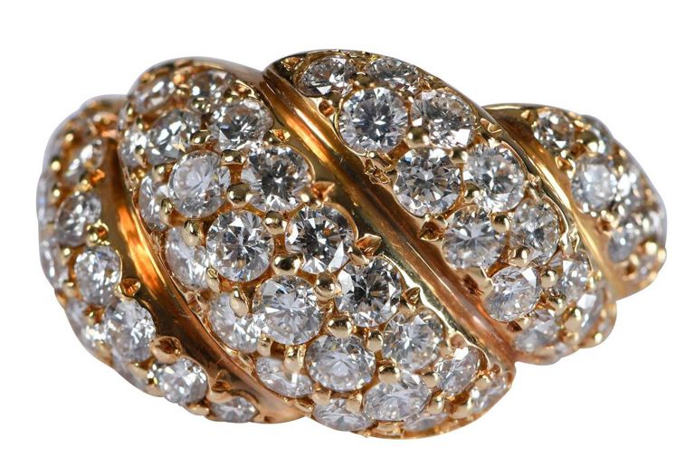 18k Yellow Gold Diamond Ring