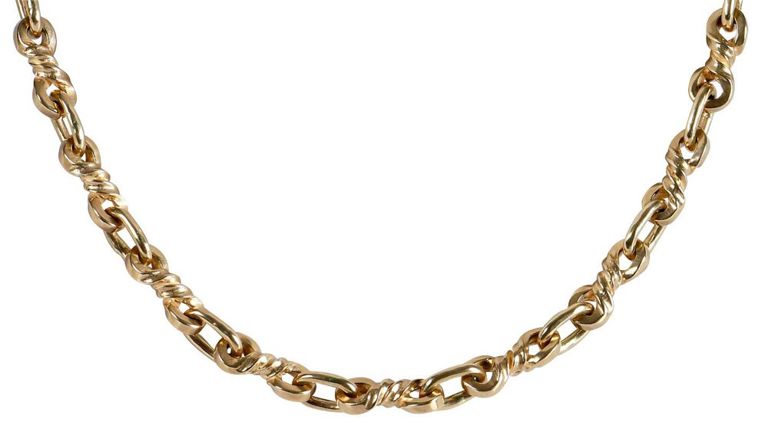 14k Yellow Gold Chain Necklace