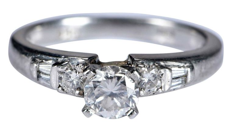 Platinum Diamond Ring