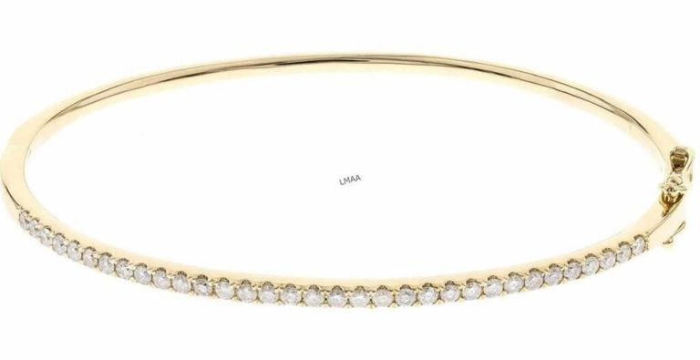 14k Rose Gold Diamond Bracelet
