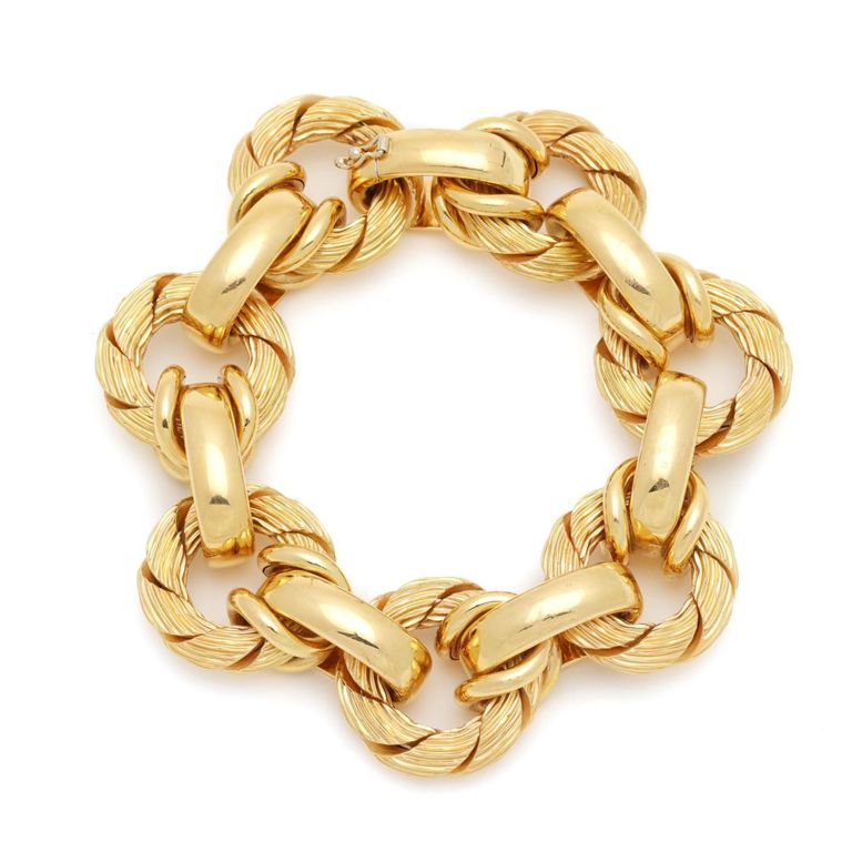 18k Gold Link Bracelet
