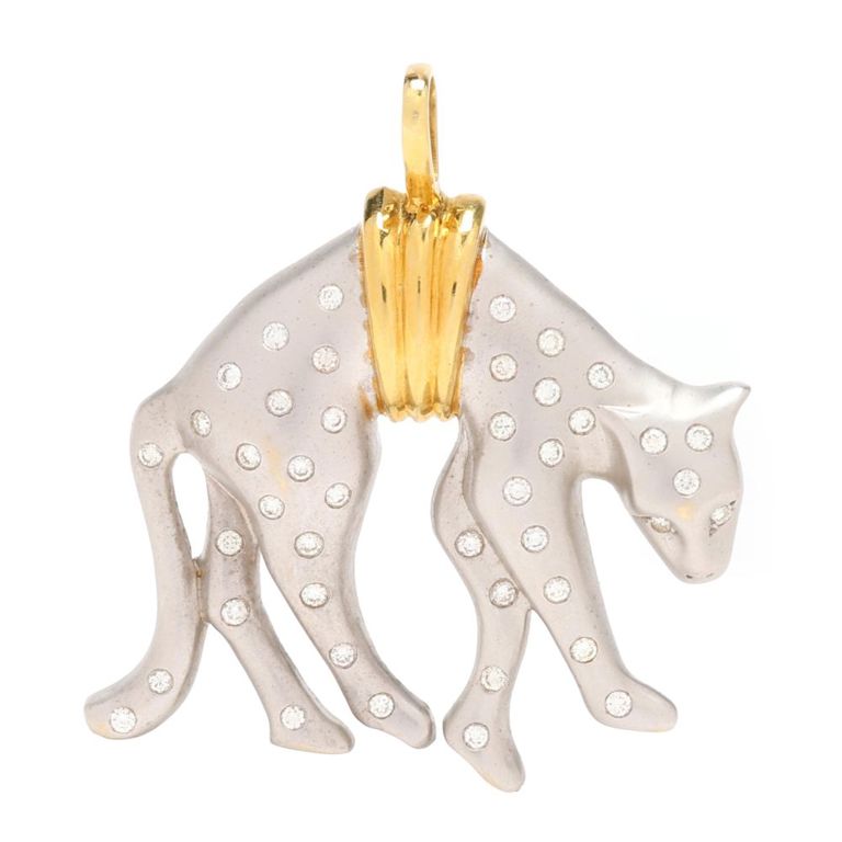 18k Gold Diamond Pendant
