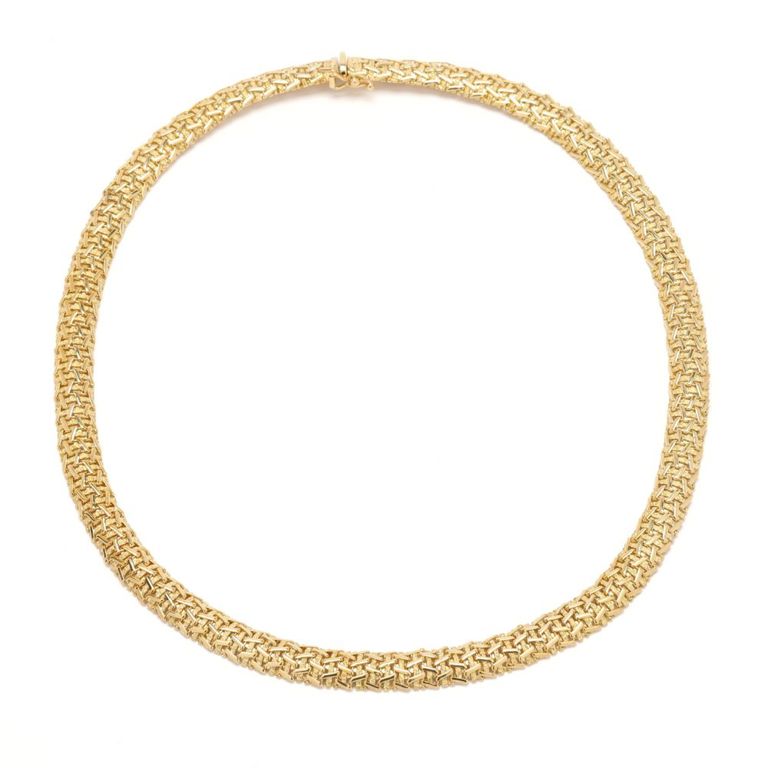18k Gold Link Necklace
