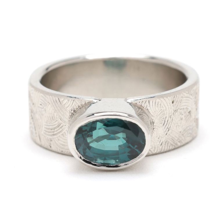 Platinum Alexandrite Ring