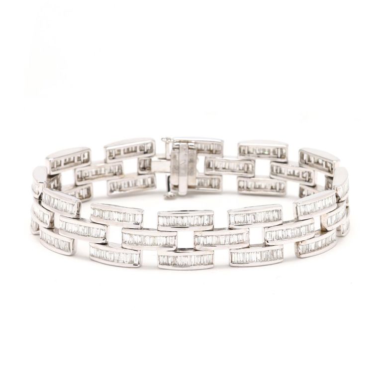 14k Gold Diamond Bracelet