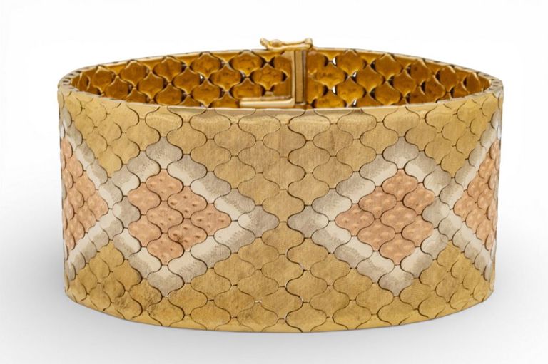 14k Gold Mesh Bracelet