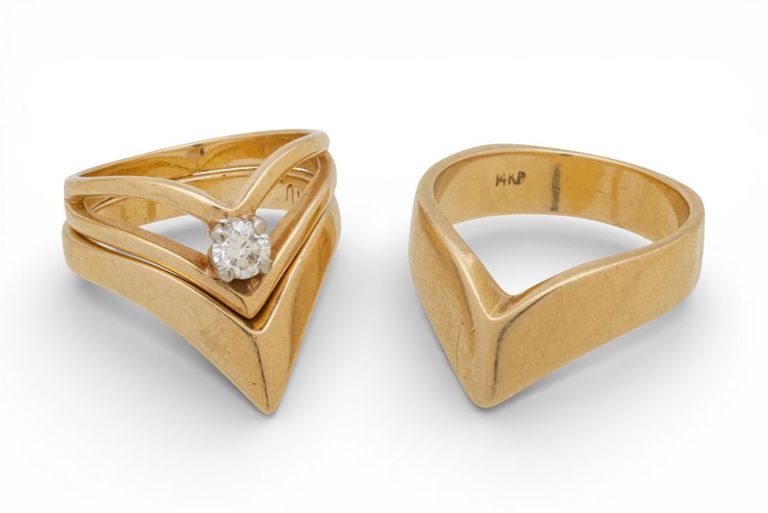 14k Gold Stack Rings
