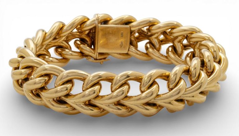 18k Gold Link Bracelet