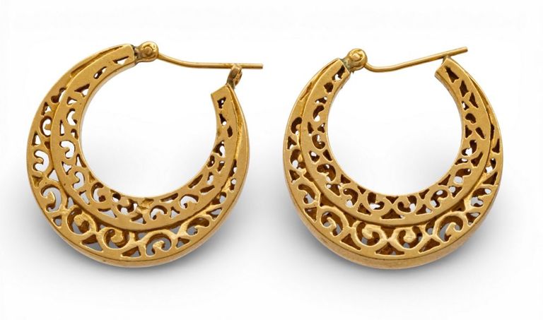 14k Gold Hoop Earrings
