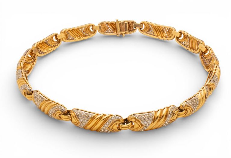 14k Gold Diamond Necklace
