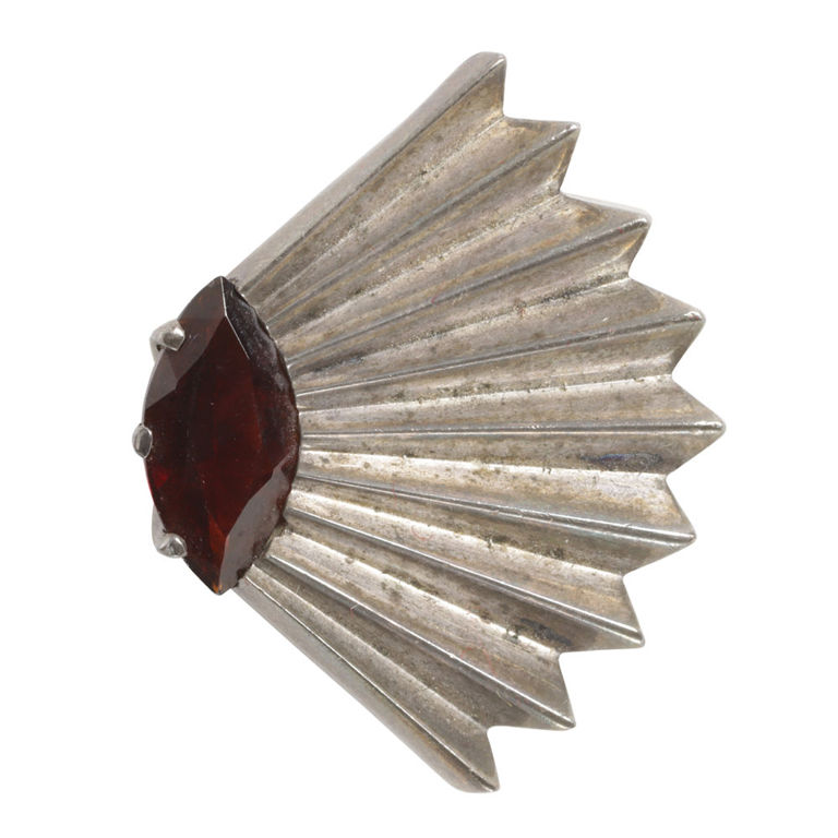 Sterling Silver Garnet Ring
