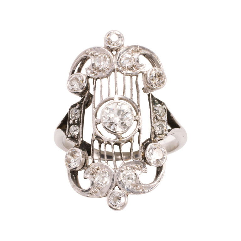 14k Gold Diamond Ring