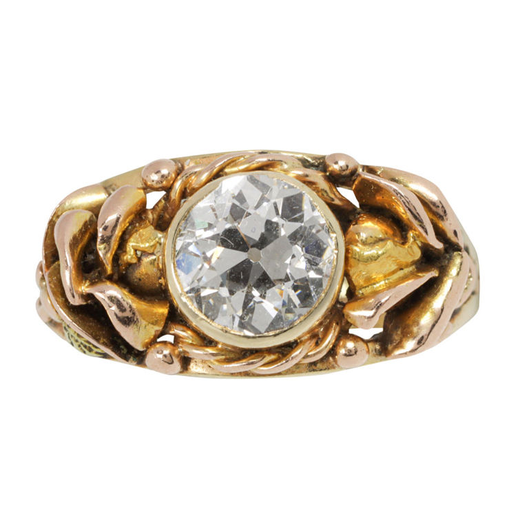 14k Gold Diamond Ring