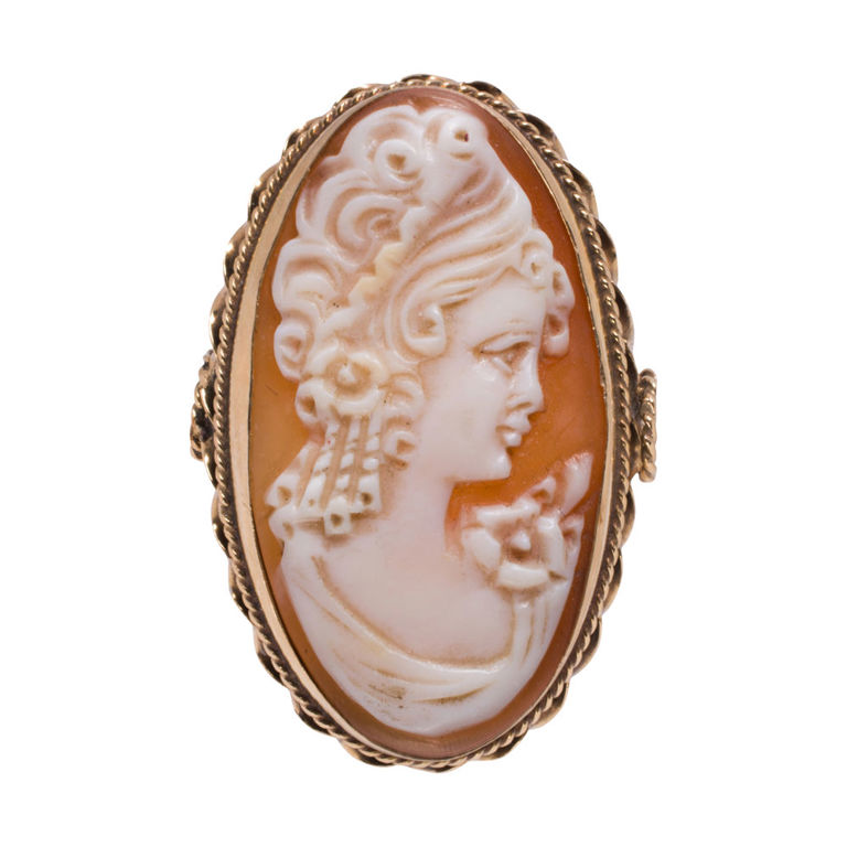 10k Gold Cameo Ring