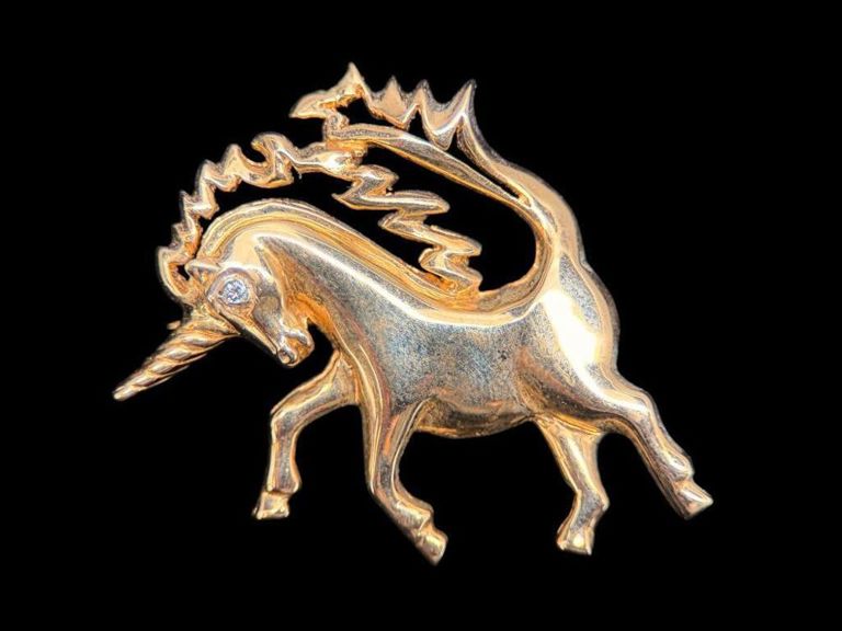14k Gold Brooch