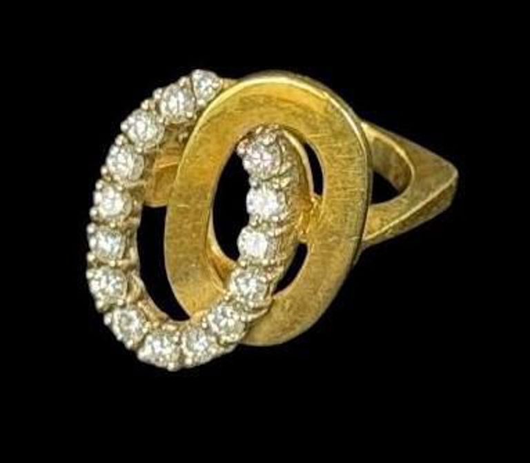 18k Gold Diamond Ring