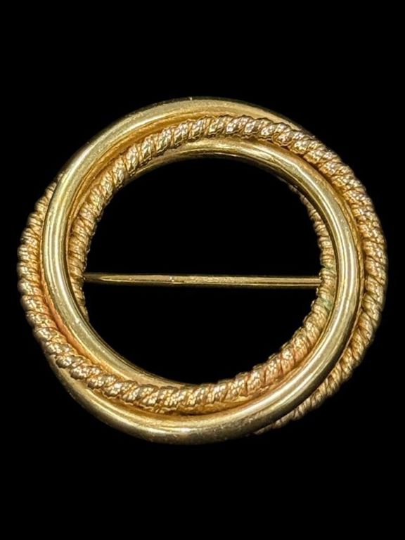 14k Gold Brooch