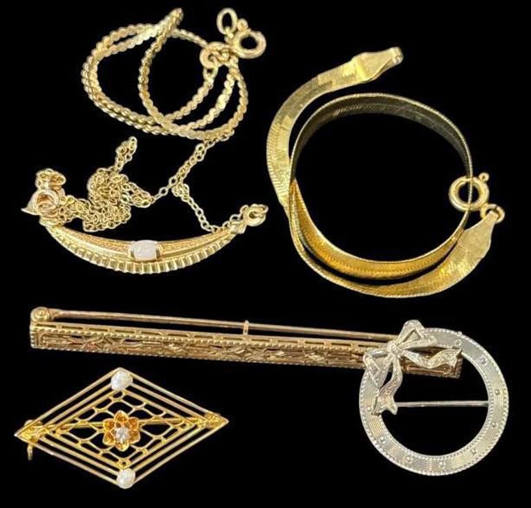 14k Gold Jewelry Set