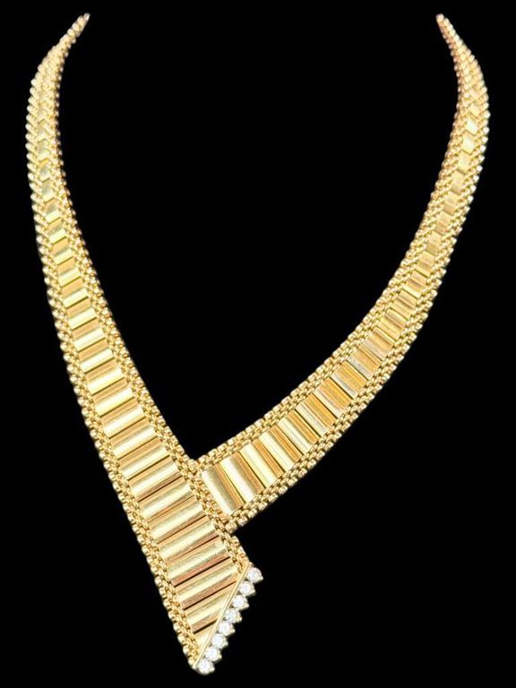 14k Gold Diamond Necklace