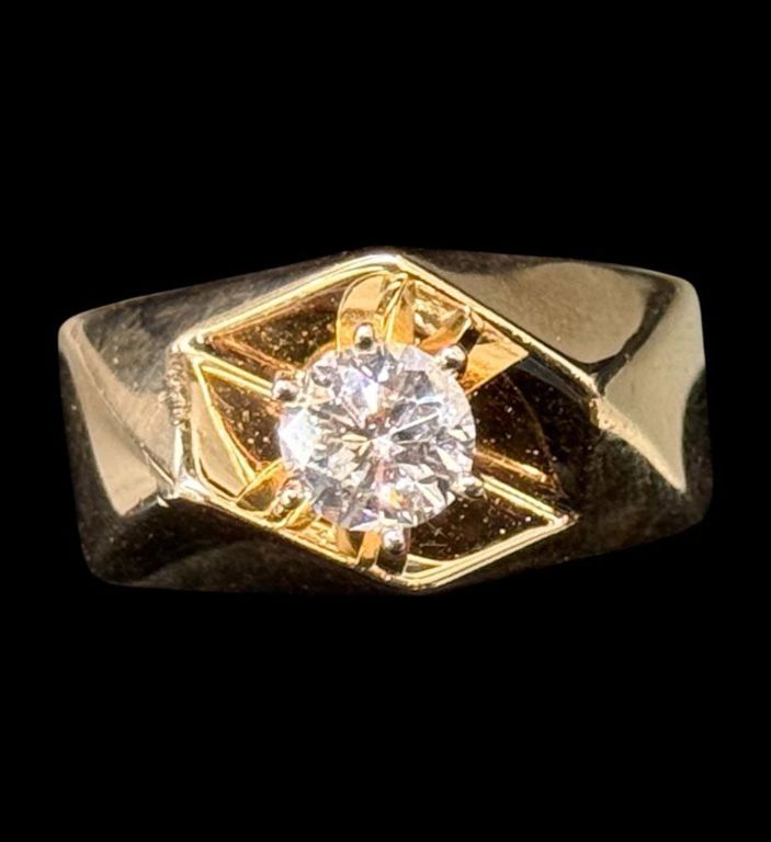 14k Gold Diamond Ring