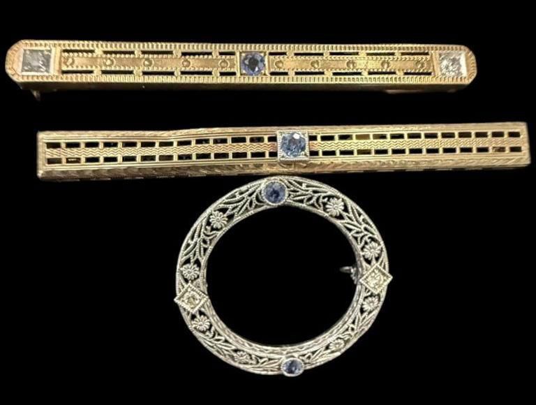 14k Gold Pins