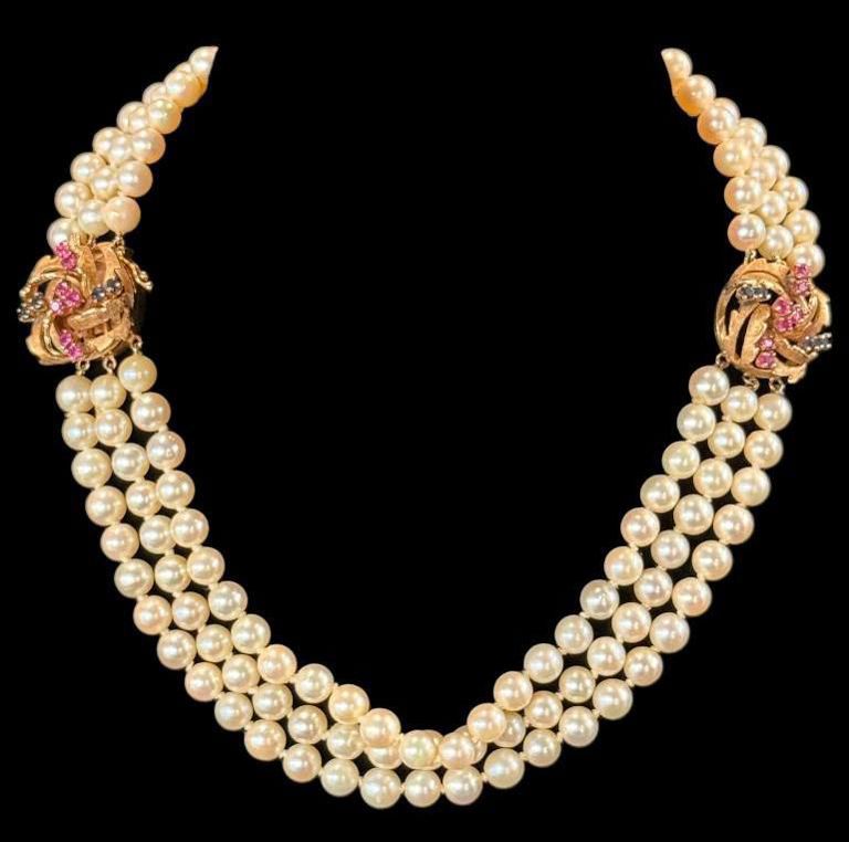 14k Gold Pearl Necklace