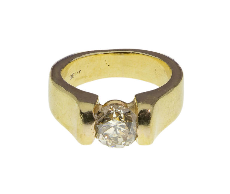 14k Gold Diamond Ring