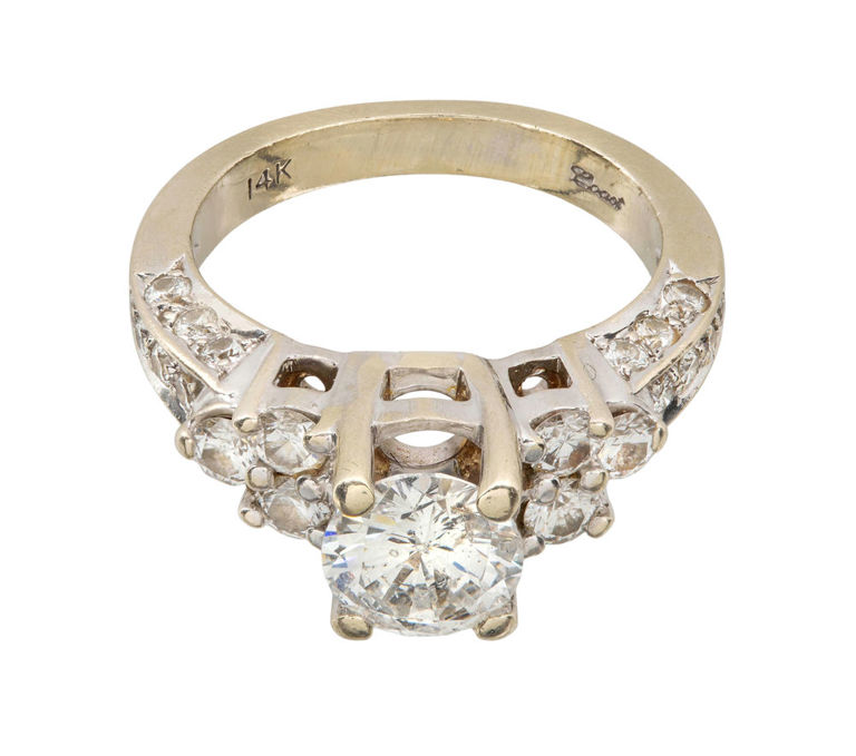 14k Gold Diamond Ring