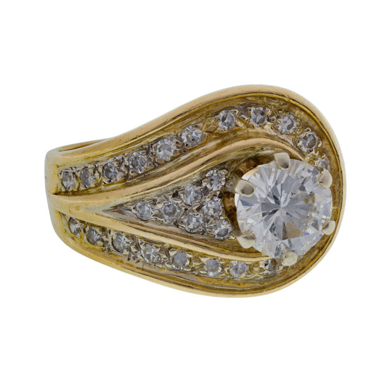 14k Gold Diamond Ring