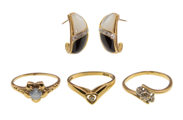 10k Gold Jewelry Assortment