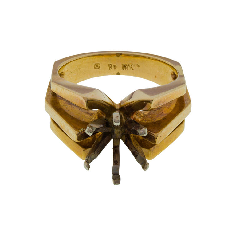 14k Gold Ring Setting