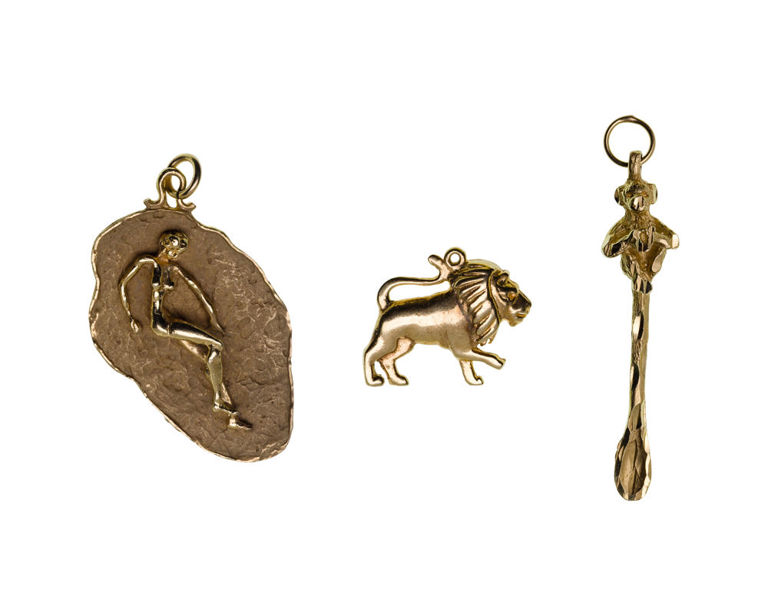 14k Gold Pendants and Charms Assortment