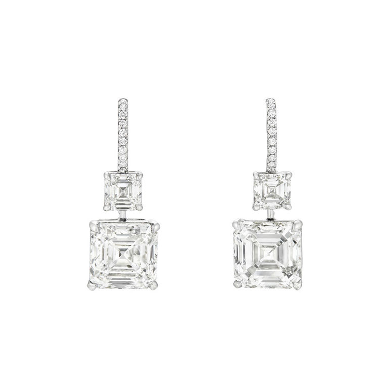 Platinum Diamond Earrings