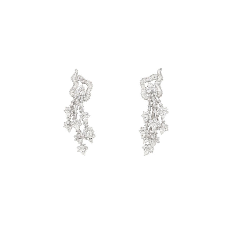 Platinum Diamond Earrings