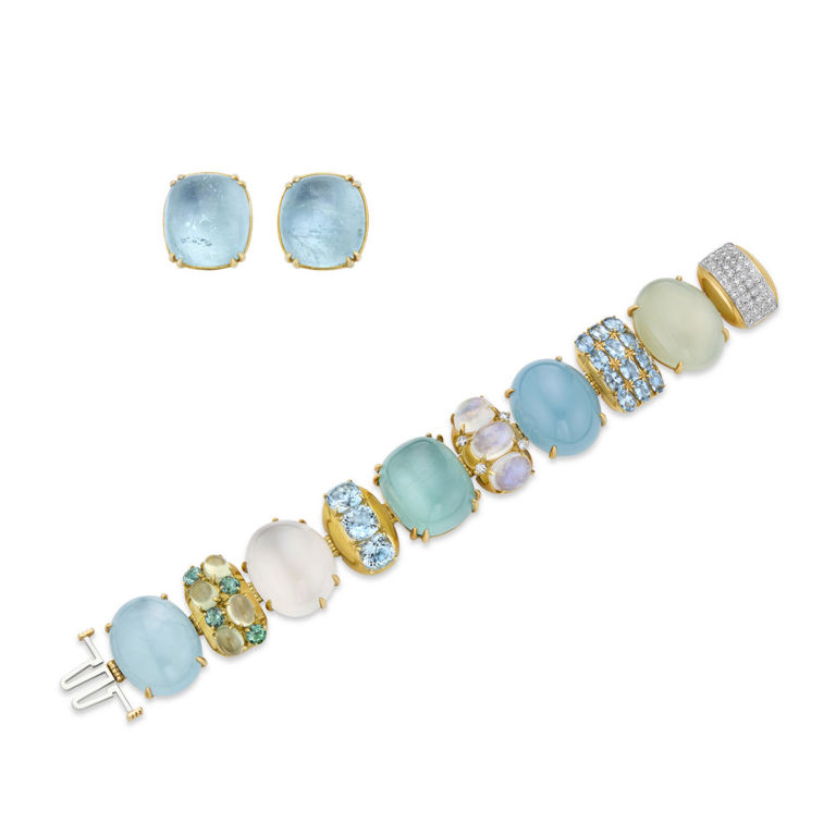 Multi-Gem Jewelry Set