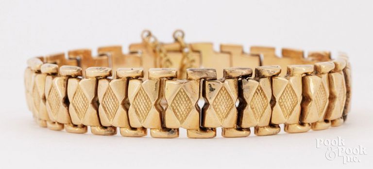 18k Yellow Gold Link Bracelet