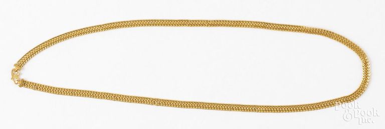 22k Yellow Gold Chain Necklace