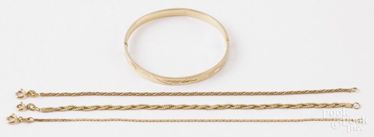 For 14k Yellow Gold Bracelets