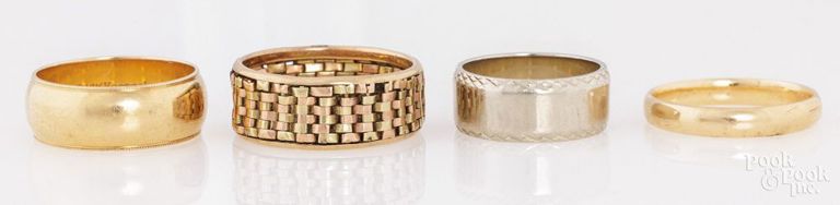 Four 14k Gold Rings