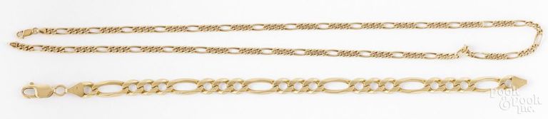14k Yellow Gold Jewelry Set