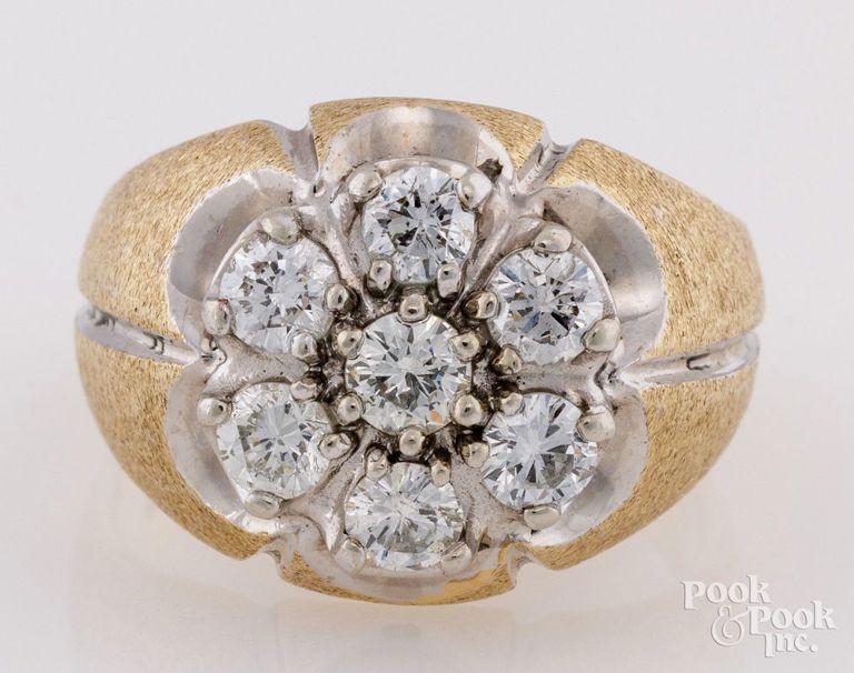 14k Yellow Gold Diamond Ring