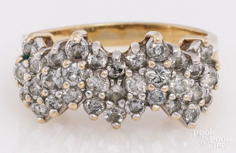 14k Yellow Gold Diamond Ring