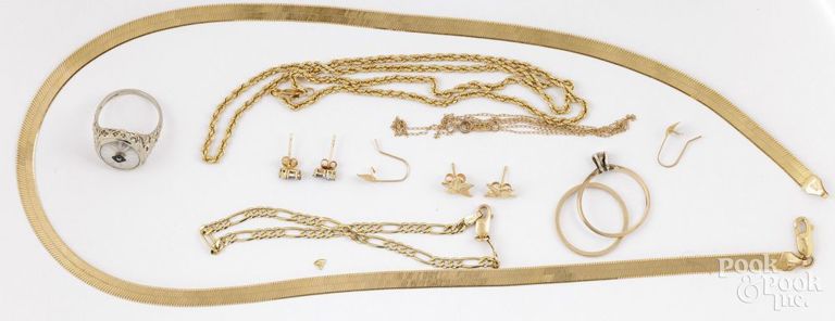 14k and 10k Gold Jewelry Set