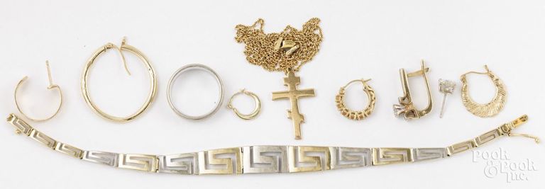 14k gold jewelry set