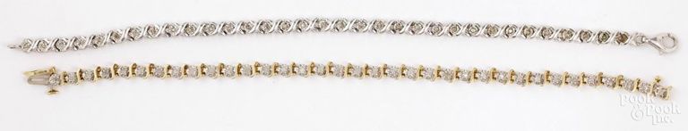 Two Diamond Bracelets